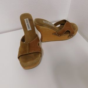 Steve Madden Leather Wedges